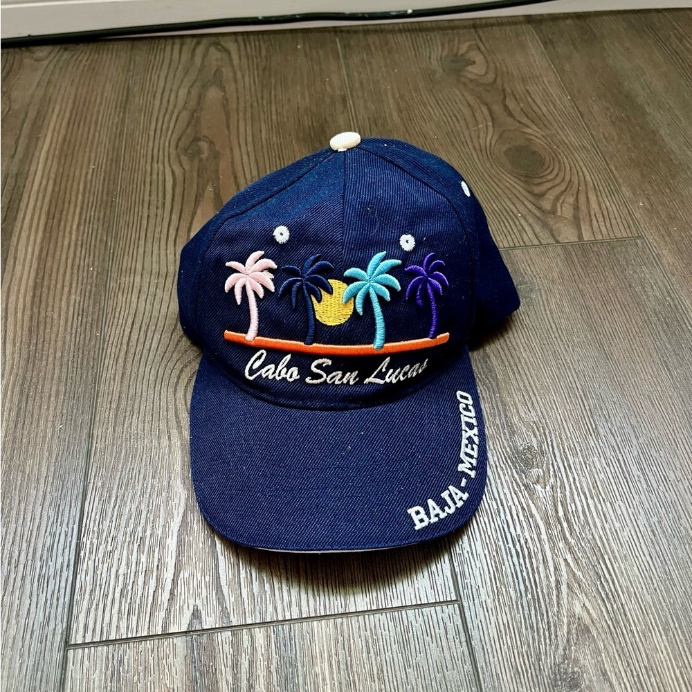 Cabo San Lucas Embroidered Blue Cap - Picture 9 of 9